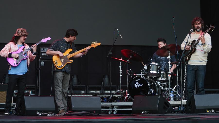 White Denim on stage